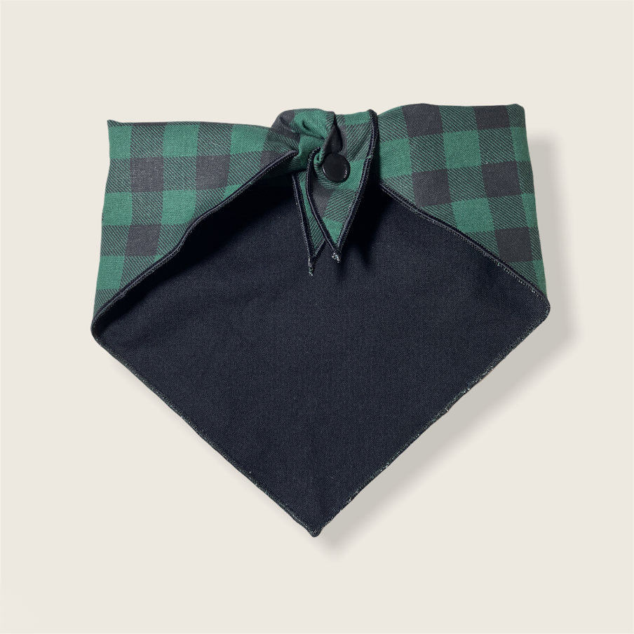 Evergreen Plaid Bandana