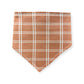 Cinnamon Plaid Bandana