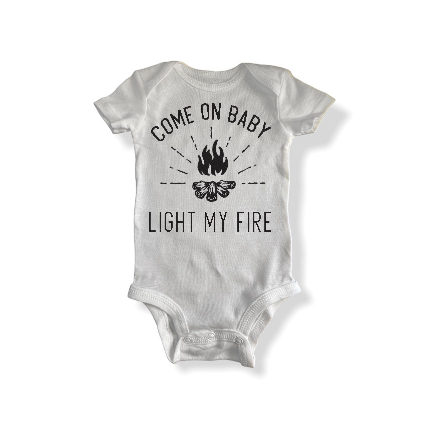 Light My Fire Baby Onesie